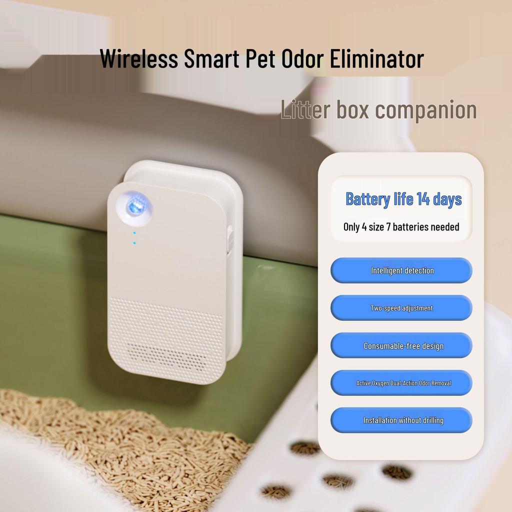 Smart Sensor Pet Air Purifier and Deodorizer for Cat and Dog Toilets
