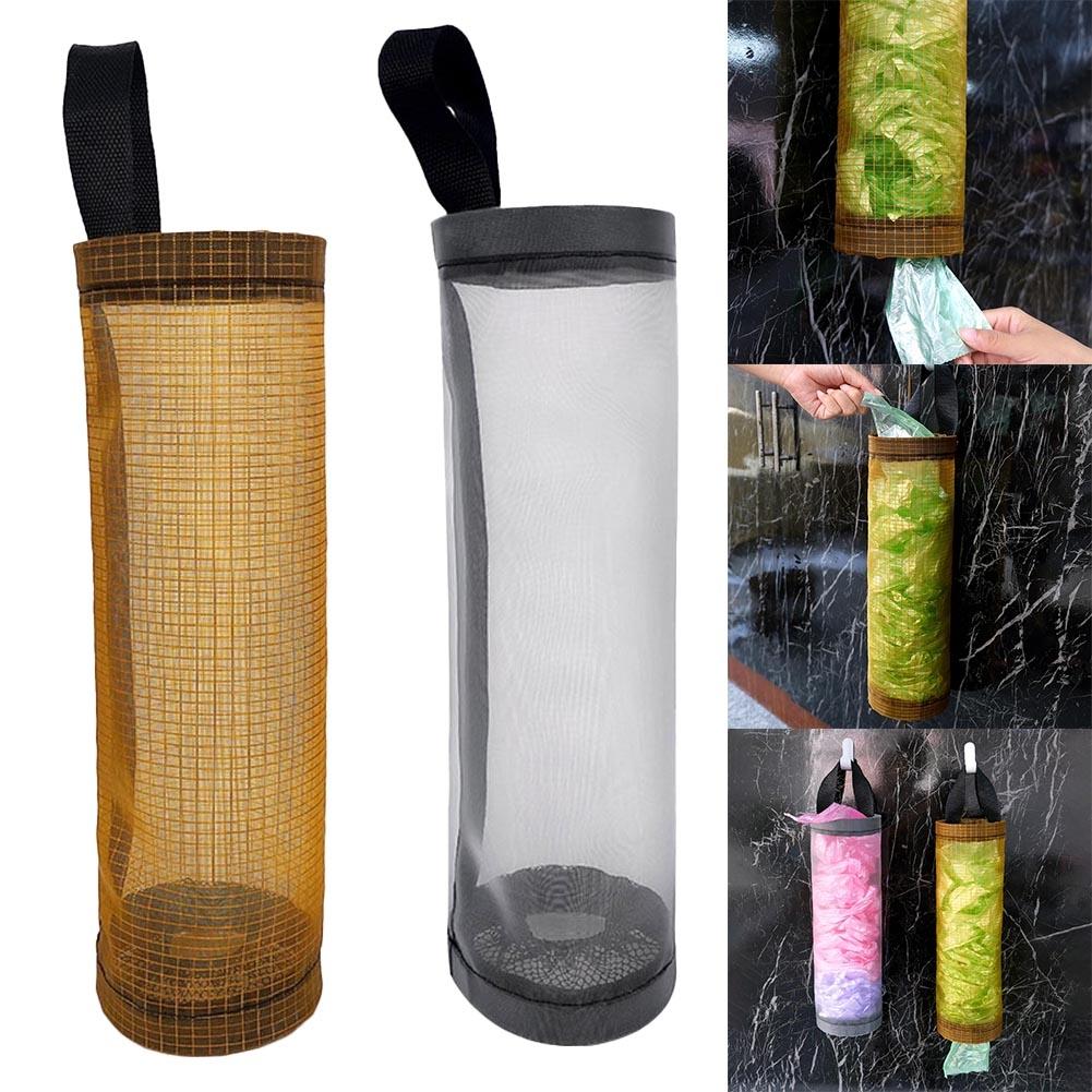 Space Saving Round Sundries Storage Bags for Kitchen Wall Mounting Set of 3