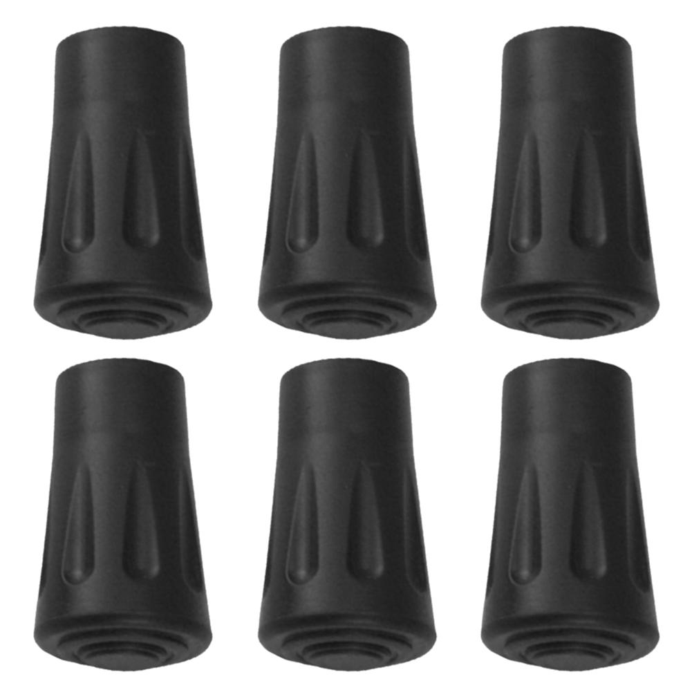 6/12pcs Non-slip Trekking Sticks Protector Cap Tip Walking Stick Bottom Pads Cover Buffer Lightweight for Climbing Hiking