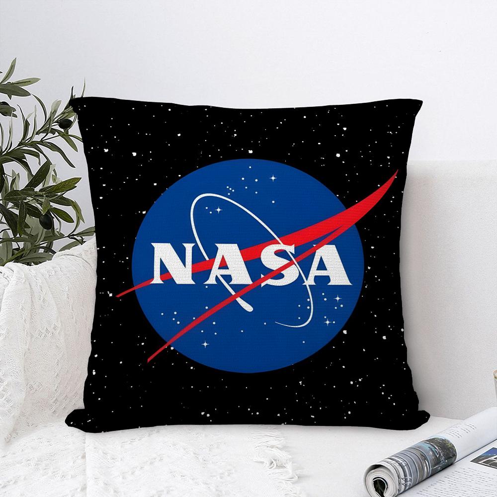 N-NASA S-space Pillow Case Plush Fabric Soft Pillowcase Double Sided Print Sofa Cushion Cover Throw Pillow Cover