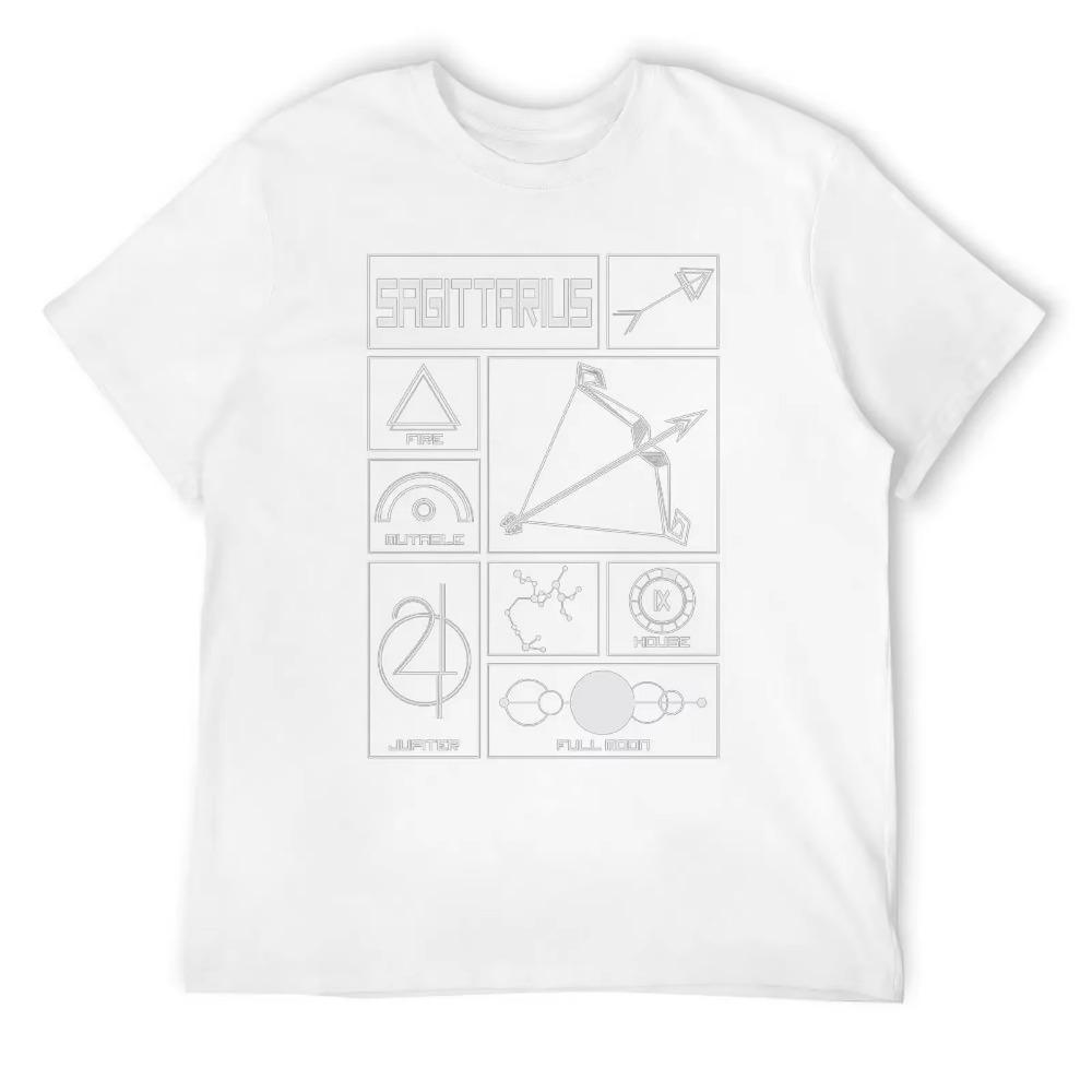 Sagittarius Twelve Constellation (8) T-shirt Harajuku Motion Tees Graphic Aactivity Competition Humor Graphic USA Size