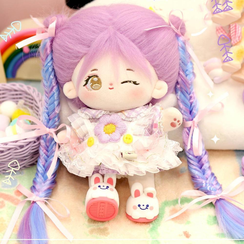 

Braided Hair Cotton Doll Wig Chemical Fiber Doll Long Hair Hairstyle DIY BJD SD Doll Hair BJD Doll