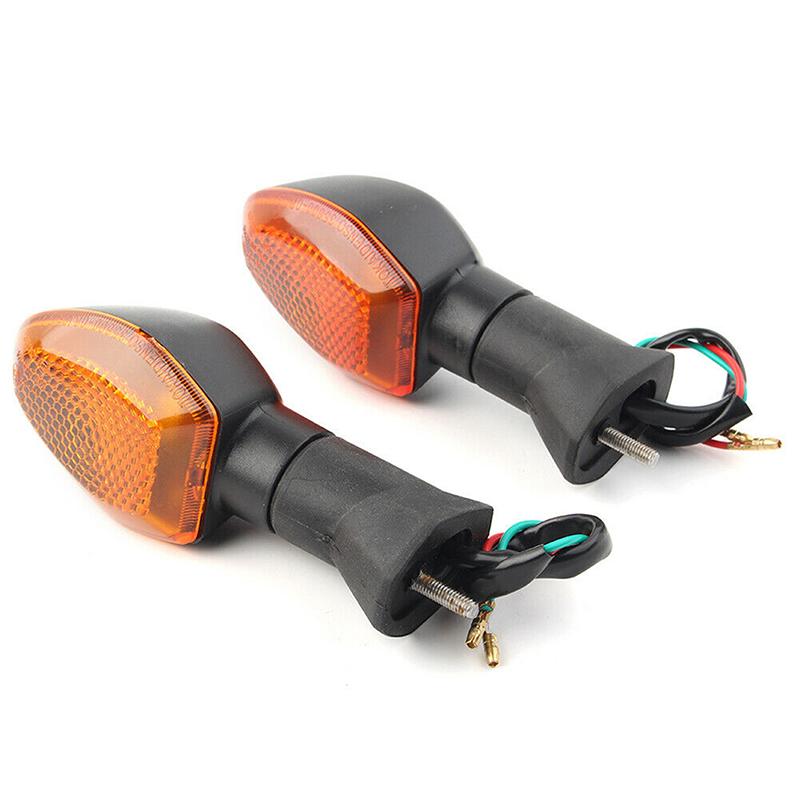 for Suzuki Motorcycle Turn Signal Indicators Blinker Amber Light Lamps Front Rear Universal Motorbike Modification Components