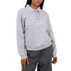 Womens/Ladies Collared Relaxed Fit Sweatshirt
