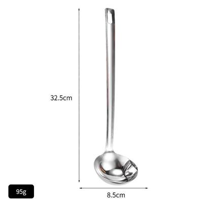 Zhishi Kitchen Pointed Tail Oil Skimmer Spoon
