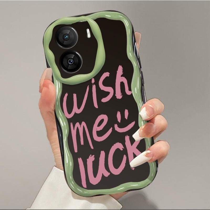 

Силиконовый мягкий волнистый чехол, глянцевый модный пружинный корпус, черная задняя крышка для мобильного телефона для Oppo Vivo Realme Infinix Infinix HOT 9