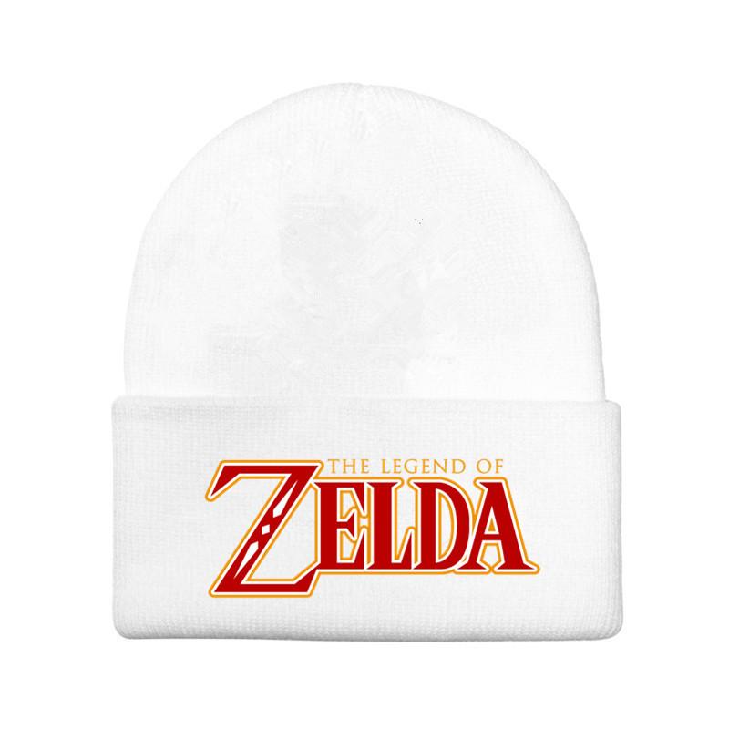 Of Legend Zelda Printed Knit Hat With Ear Protection For Game Enthusiasts