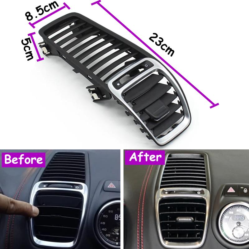 Boxster Cayman 981 Interior Car Front Dash Air Conditioner Outlet AC Vent Grille Cover Panel For Porsche 2012-2016 98155213104