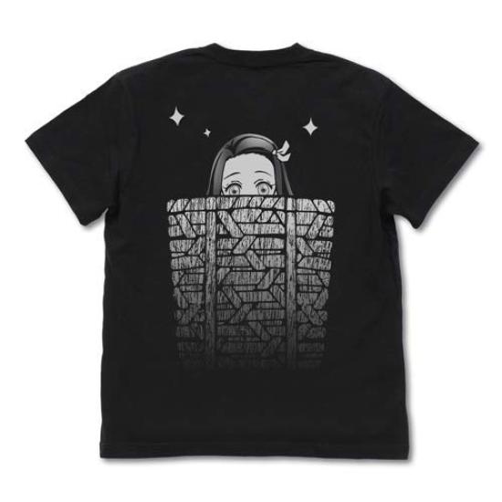 COSPA Demon Kimetsu No Yaiba Nezuko In a Basket BLACK M Size Slayer T-shirt