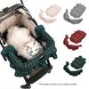 Pet Strollers Pad with Pillow for Pushchair Use Strong Polyester Fabric Thicken Cushion for Small Animal Outdoor Use
