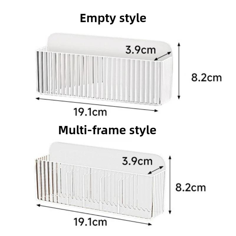 Wandmontierter Kosmetik-Organizer: Selbstklebende Aufbewahrungsbox für Schränke für Lippenstift, Schmuck & Make-up-Verstellbares Badezimmer-Regal