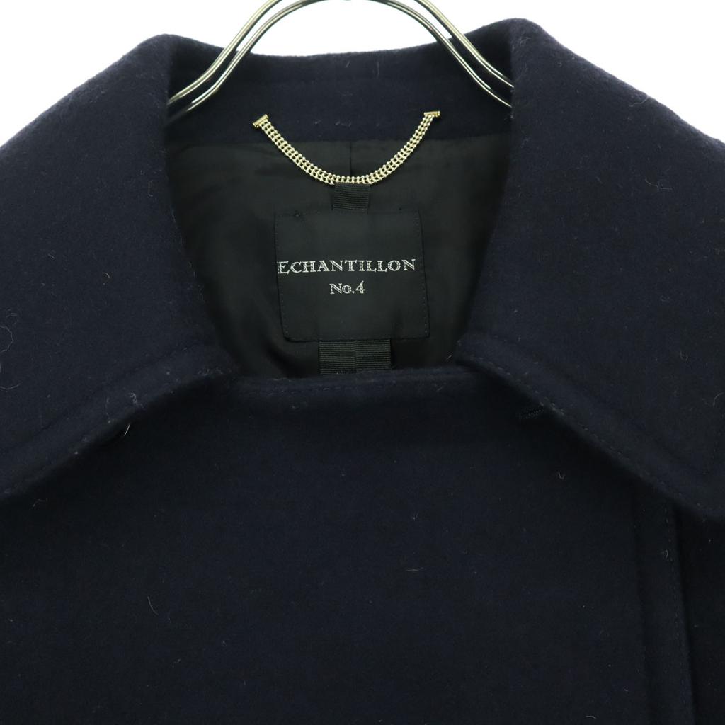 Beauty Products ECHANTILLON NO.4 Made In Japan Long Sleeve Pea Coat Black Women Used