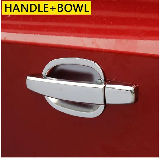 For Citroen C3 Mk2 Chrome Handle Covers Trim Set of 4PCS 2010-2016 Car Accessories Stickers Car Styling 2011 2013 2014 VT VTR+