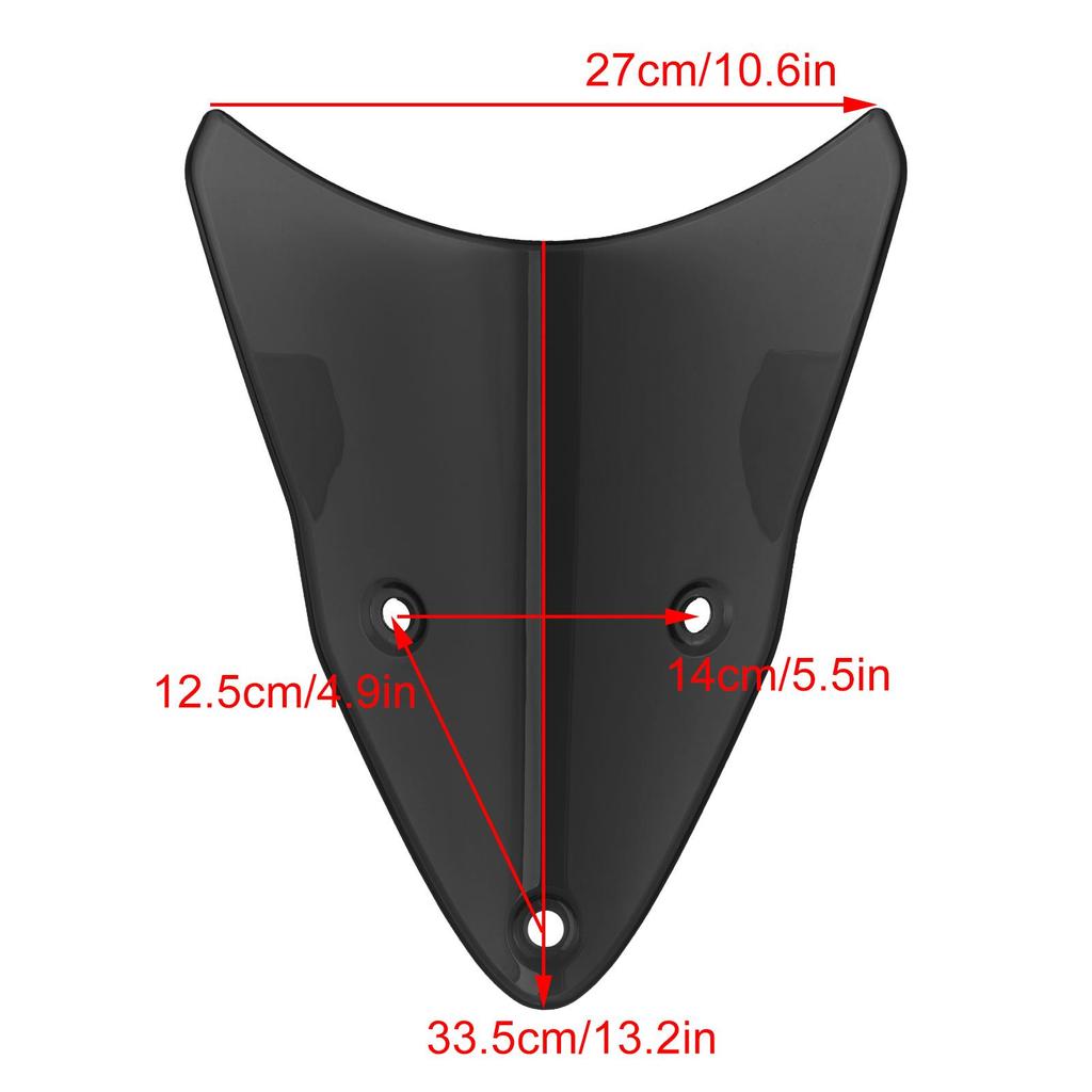 Artudatech Windshield WindScreen Fit for DUCATI SuperSport 939 2017-2020 950 2021-2024