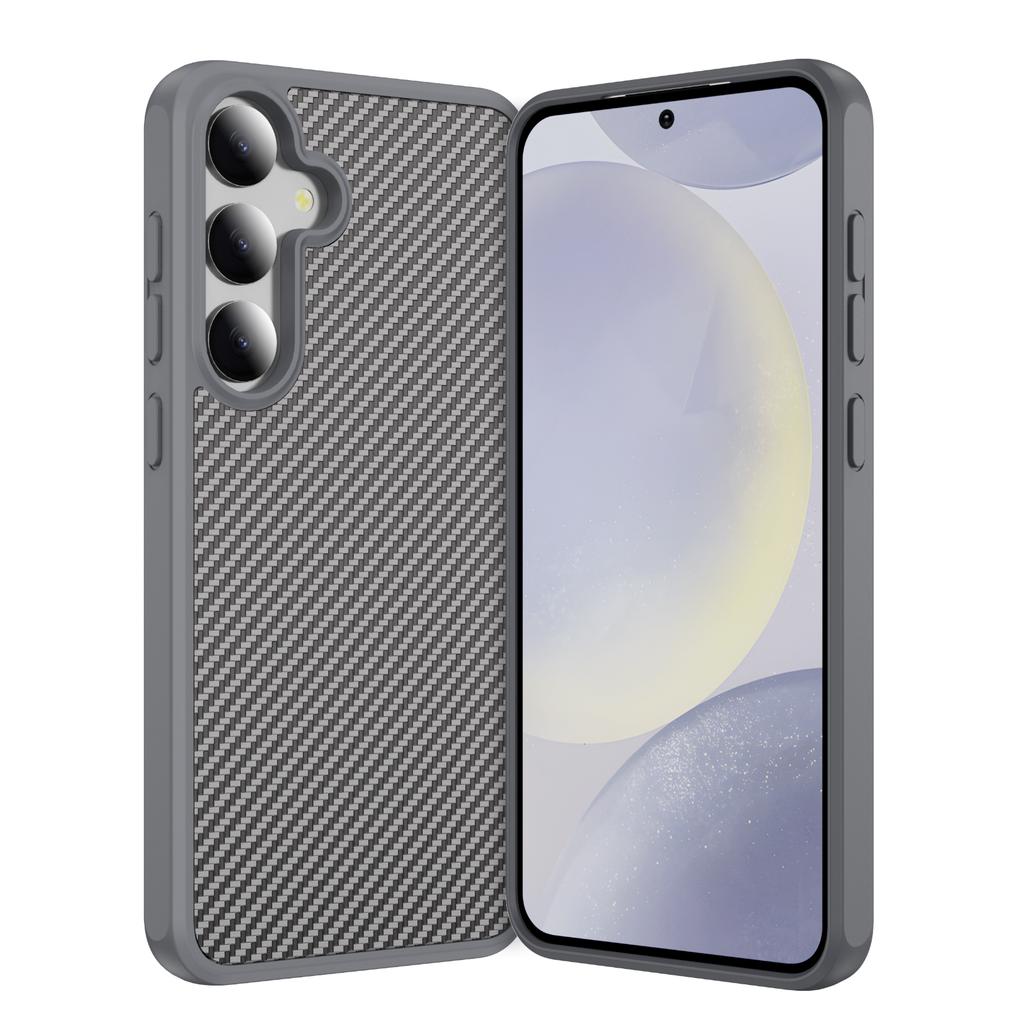 Carbon Fiber Shockproof Anti-Scratch Case for Samsung Galaxy S26 S25 Ultra S24 S23 Plus S 25 24 Protection Accessories