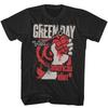 Green Day American Idiot Hysteria T Shirt Mens Rock Music Classic Band Tee Black