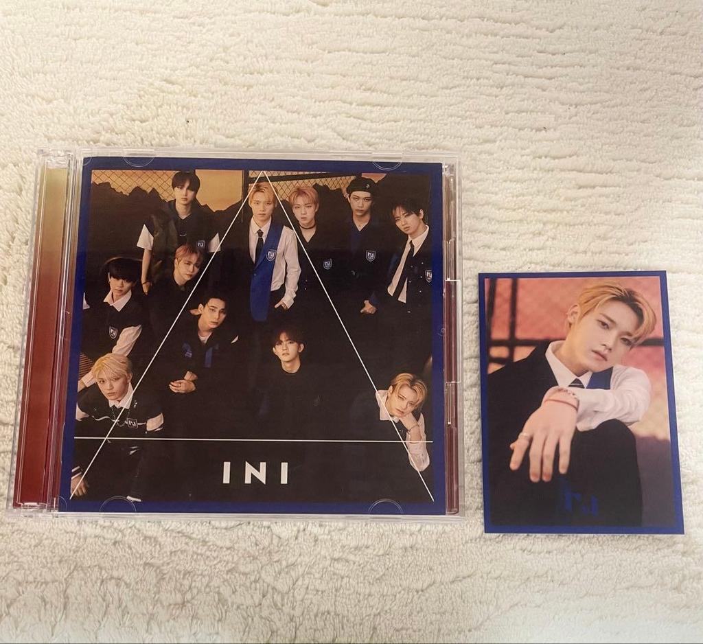 [USED] INI 1st Single "A" First Press Limited Edition A CD+DVD+Trading Card