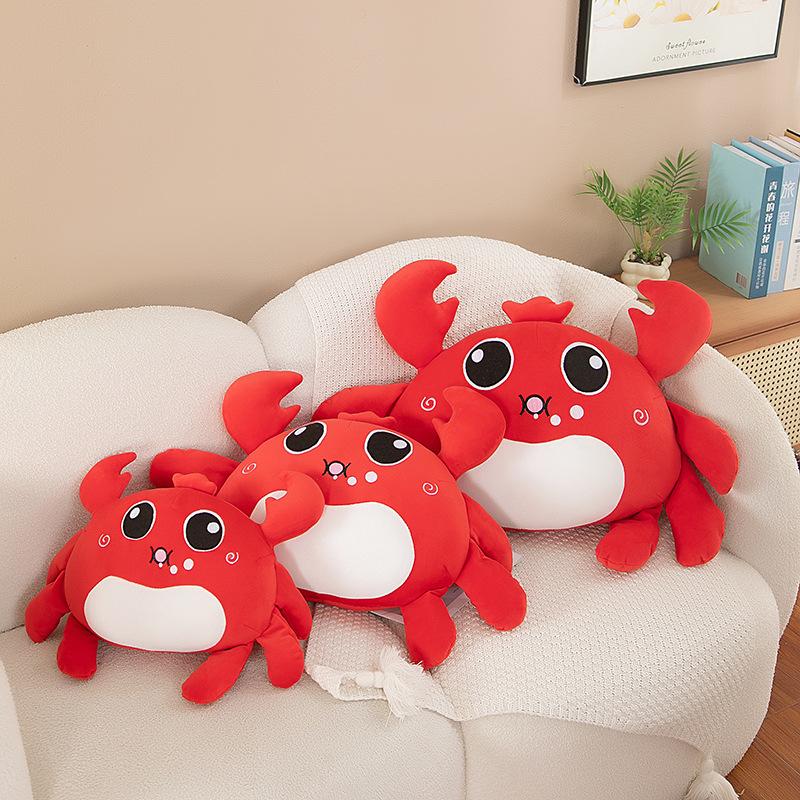 Cute Bubble Crab Doll Plush Toy Girl Bed Sleeping Doll Warm Heart To Accompany Girlfriend Birthday Gift