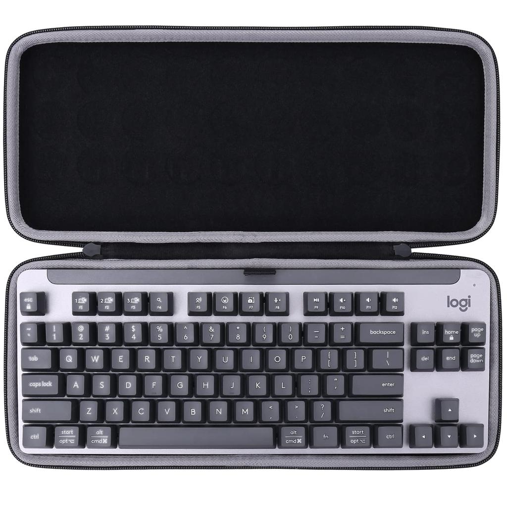 co2CREA Storage Case Compatible with Logitech SIGNATURE K855 Tenkeyless Mechanical Wireless Keyboard (Case Only)