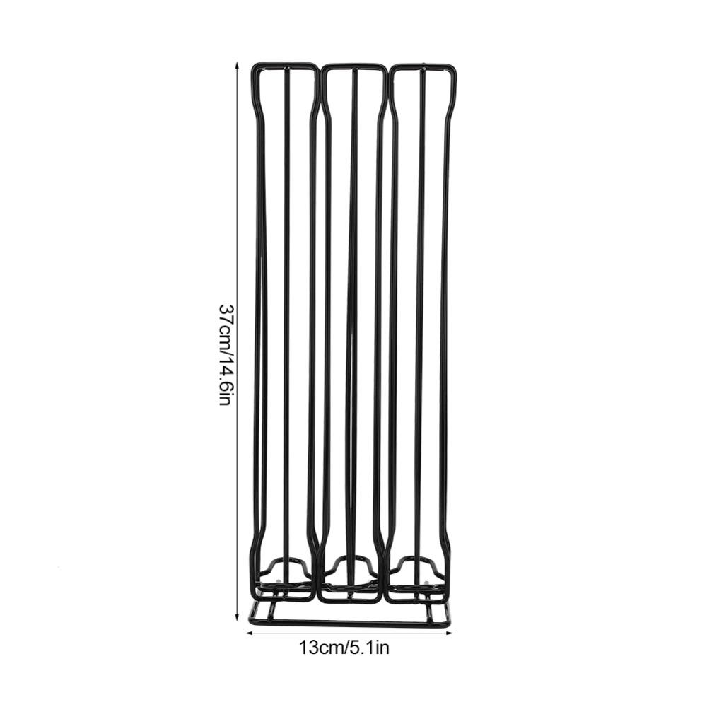 Iron Material Coffee Capsule Storage Rack 60-Capsule Capacity Sturdy Construction Rotating Capsule Stand Simple Exterior
