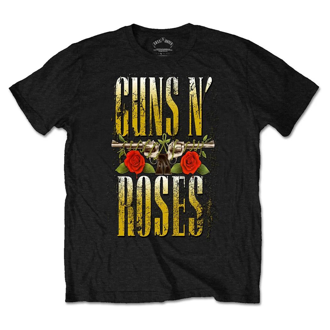 Футболка Guns N Roses Big Guns GNR Рок-группа Новая Черная Официальная S