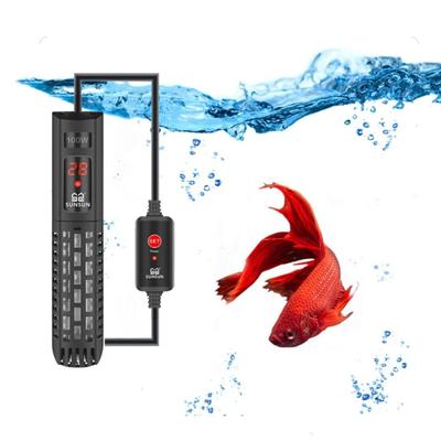 Aquecedor Submersível para Aquário 50-500W Controle de Temperatura Constante para Tanque de Peixes/Lagarto/Tartaruga