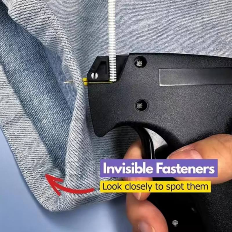 Fine Stitch Gun Stitchy Quick Clothing Fixer for Clothes Micro Tagging Gun Clothing Mini Speedy Sticky Sewing Gun Hemming Tool