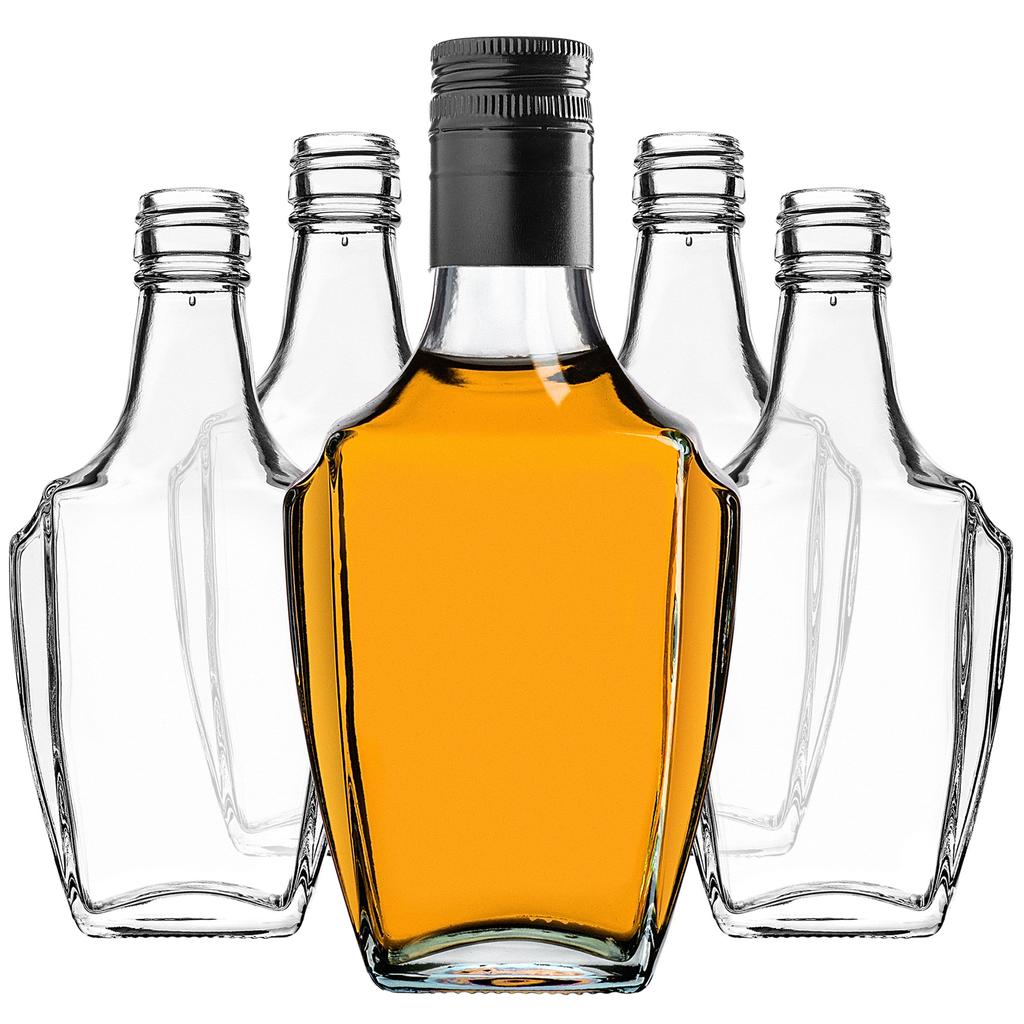 KADAX Szklana Butelka Na Nalewkę Z Zakrętką 5szt.