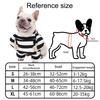 Divertente Costume da Cane Prigioniero Halloween Abito per Animali Tuta a Strisce per Cani Travestimento per Feste Costume Carino da Animale con Etichetta d'Identificazione