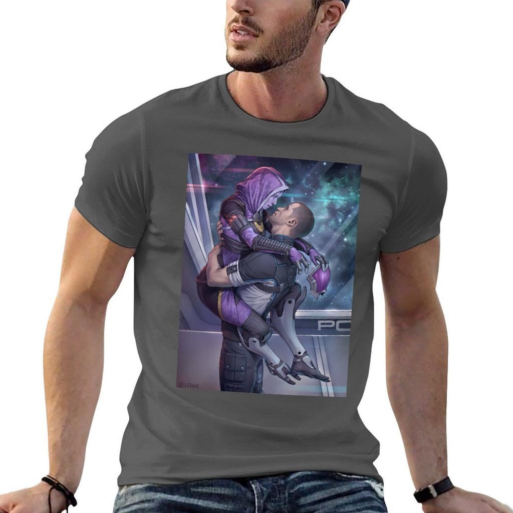 Mass Effect Tshirt For A Boy Graphic T Shirt Vintage Heavyweight T Shirts For Unisex
