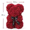 Saint Valentin 2025 Teddy Flowers Rose Decoration Foam Bear Rose Teddy Bear With Box Teddy Bear for Flowers Decoration