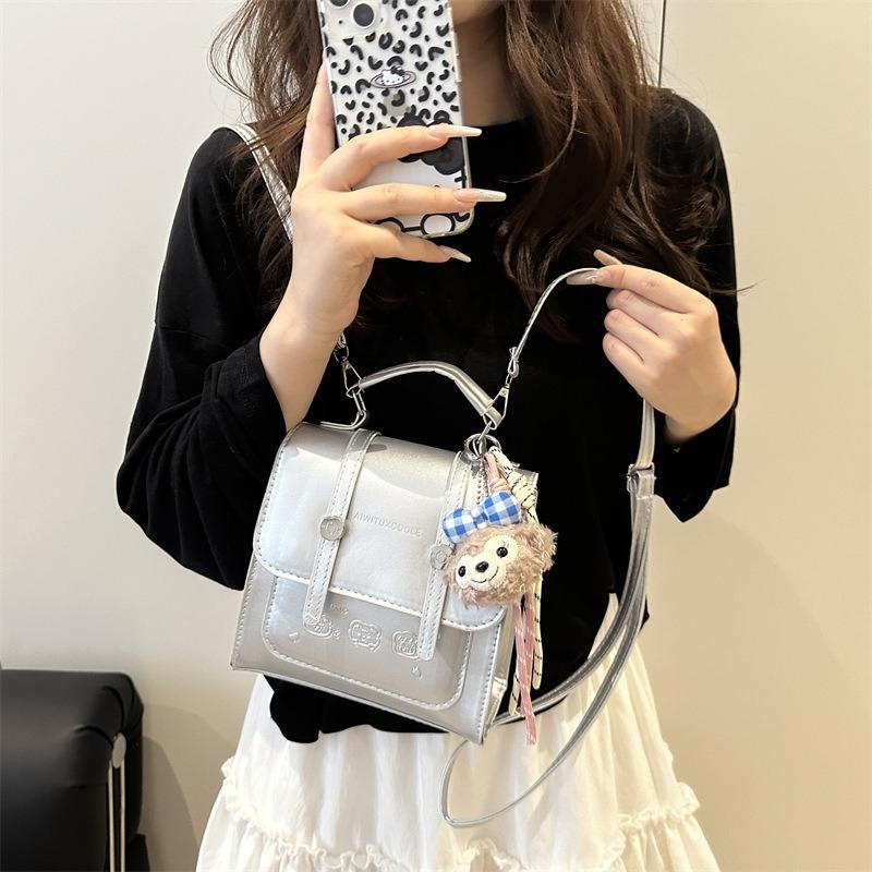 Neue süße einfache vielseitige Textur Nische Pendler College-Stil Damen Tasche Rucksack