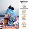 1pc Cute Stitch Printing Blanket - Soft, All-Season Throw for Living Room, Bedroom,Personalized Gift with Adorable Cartoon Design