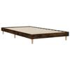 VidaXL Cadre de lit chêne fumé 90x200 cm bois d'ingénierie 832066