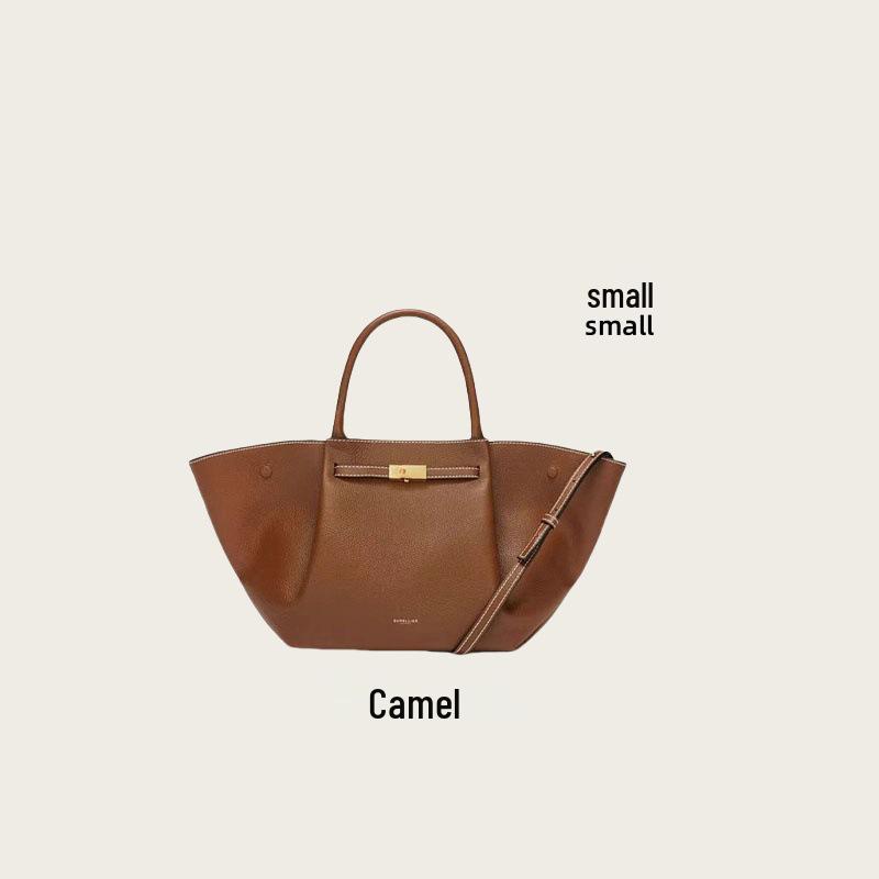 Demellier Wing Large Genuine Leather Tote Handbag