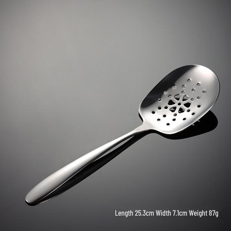 Qianxing 304 Stainless Steel Large Slotted Serving Spoon Set