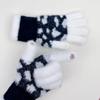 Plush Gloves for Men and Women Korean Version Leopard Print Fashion Striped Mobile Phone Touchscreen Gloves