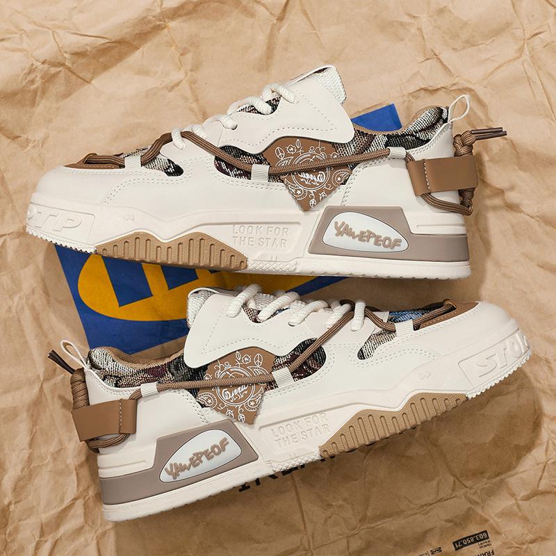 Autumn new mesh breathable niche board shoes sports leisure heightening soft sole small white tide shoes