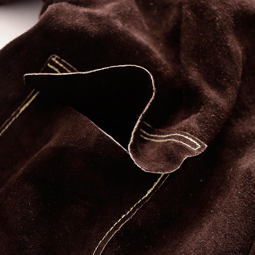 Schweißschutzkleidung Set aus Rindsleder, Braun