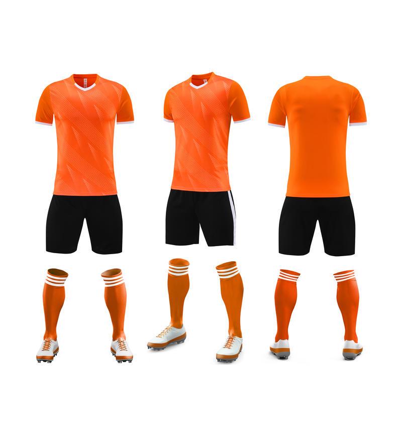 

Custom Adult & Kids Football Uniform Set - Breathable Short-Sleeve Jersey for Training & Competition 3XL