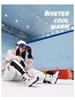 Unisex Snow Boots with Fleece Lining, Women's Cold-Resistant Travel Shoes, Non-Slip Waterproof Men's Footwear