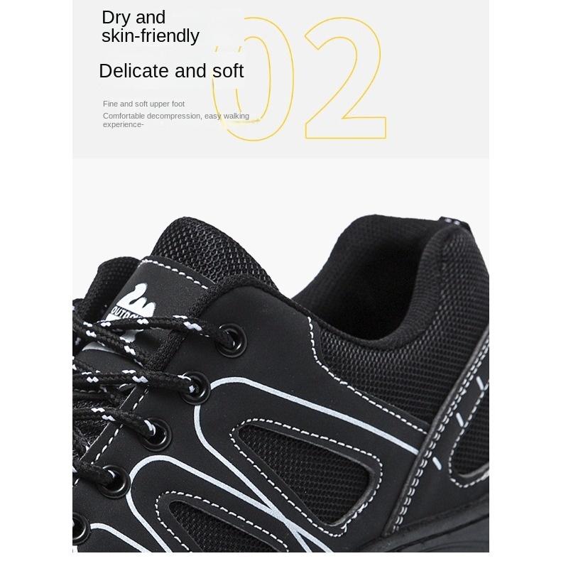 Scarpe da Trekking Tendenza Primavera Comode Sneakers da Uomo Rete Traspirante Piatti Casual Scarpe Singole