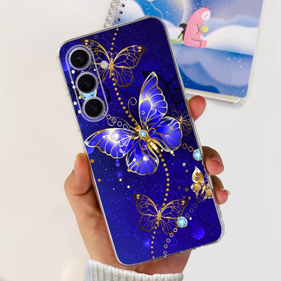 For Samsung Galaxy S24 Case S24+ New Fashion Painted Cover Soft Silicone Phone Case For Samsung S24 Ultra S 24 Plus Fundas Coque