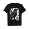 Black Raven Gothic Aesthetic Crow Dark Art Goth T Shirt Vintage Washed Fashion Comfortable Soft Stylish Breathable Versatile