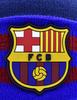 FC Barcelona czapka zimowa junior hat 5004GLIP granatowy OSFW