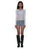 PARTIMENTO WOMEN Mix Dot All-Over Printed Micro Shorts_Dusty Sky