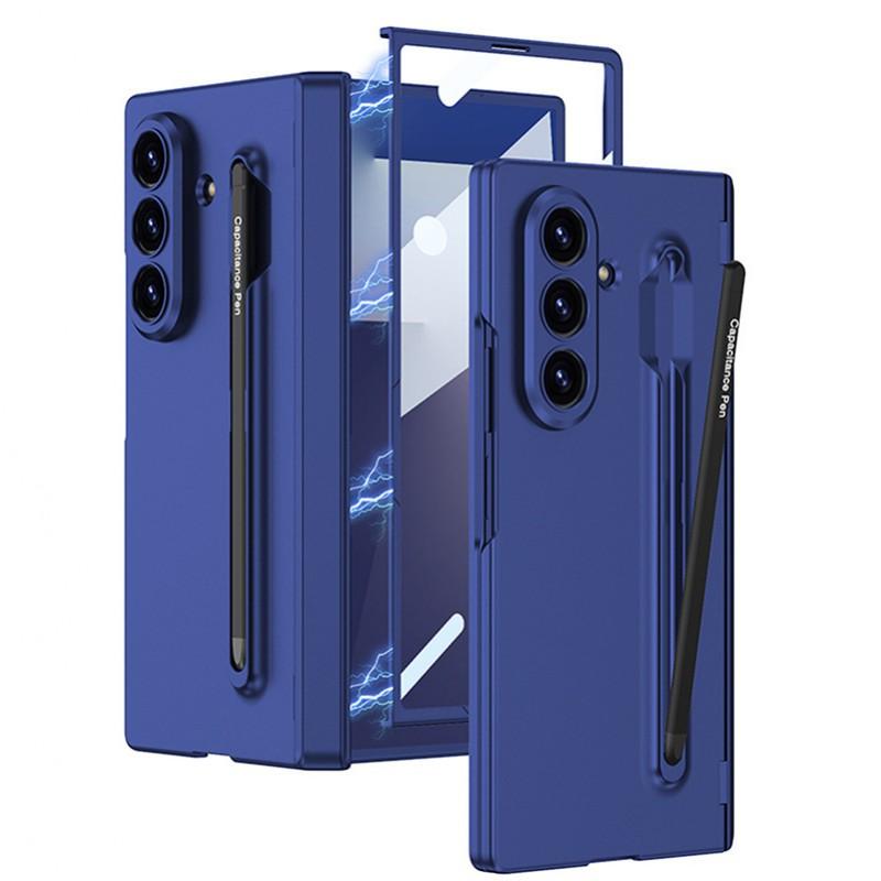 Magnetic Flip Phone Case Galaxy Z Fold 8 Ultra With Built-in Stylus Slot PC Hard Shell Anti-Scratch Drop Protection