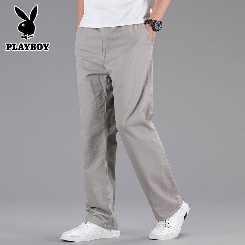 Playboy Men s Loose Fit Cotton Cargo Pants 4XL