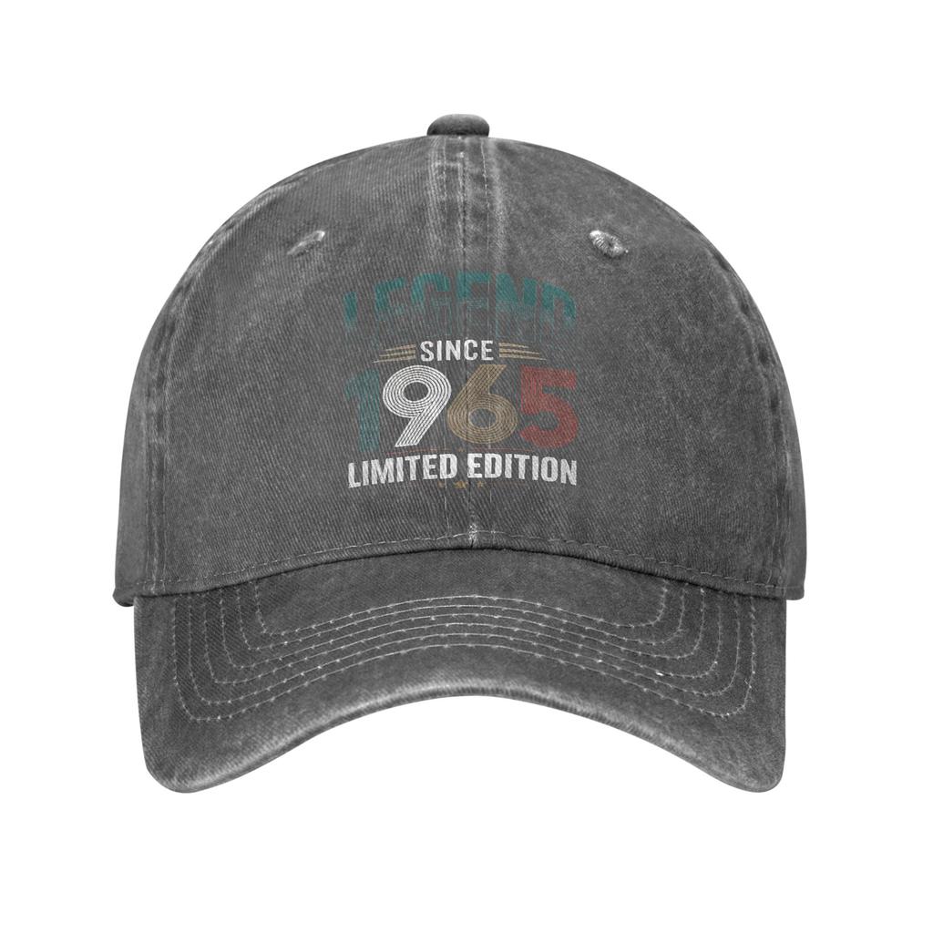 60 Jahre Alte Legende Seit 1965 60. Geburtstag Sonne Baseballkappe Herren Design Hip Hop Hüte Sommer Streetwear Outdoor Baseballkappen