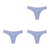 3PCS Women's Sexy Panties G-String Fashion Underwear Breathable Thongs Ladies Intimates Lingerie Thong Low Waist Briefs